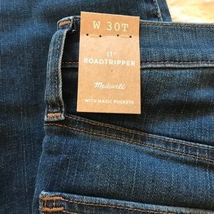 Madewell Roadtripper high rise 11”